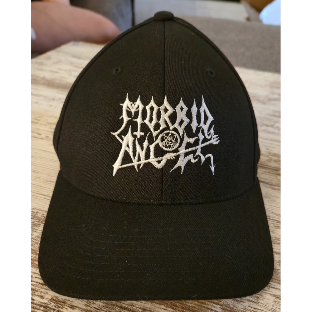 Morbid Angel Death Metal Embroidered Flexfit Hat Cap Black S-M Official Band...